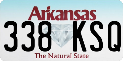 AR license plate 338KSQ
