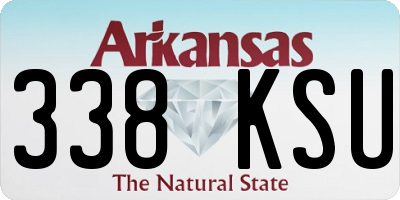 AR license plate 338KSU