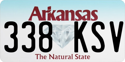 AR license plate 338KSV