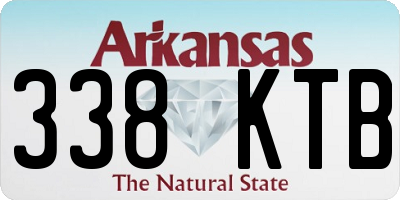 AR license plate 338KTB