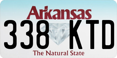 AR license plate 338KTD