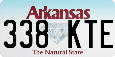 AR license plate 338KTE