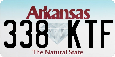 AR license plate 338KTF