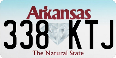 AR license plate 338KTJ