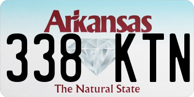 AR license plate 338KTN
