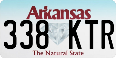 AR license plate 338KTR