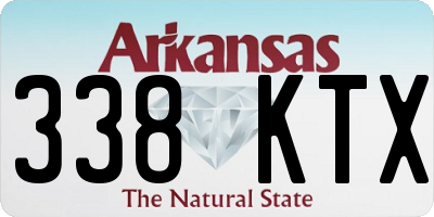 AR license plate 338KTX