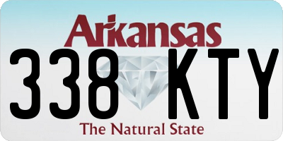 AR license plate 338KTY
