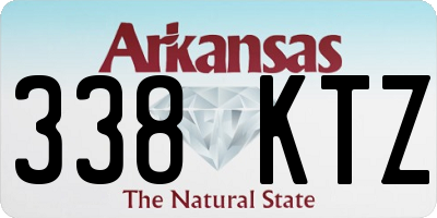 AR license plate 338KTZ