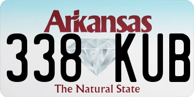 AR license plate 338KUB