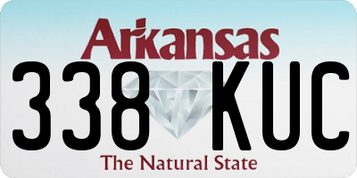 AR license plate 338KUC
