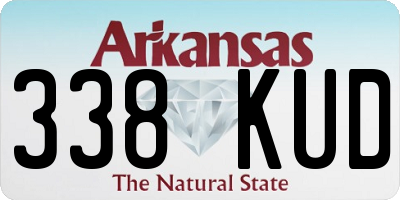 AR license plate 338KUD