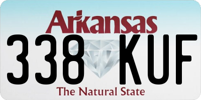 AR license plate 338KUF
