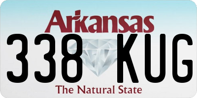 AR license plate 338KUG