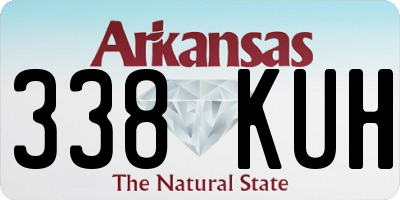 AR license plate 338KUH