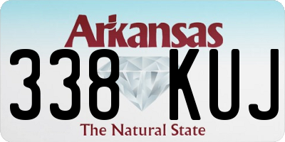 AR license plate 338KUJ