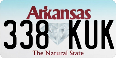 AR license plate 338KUK