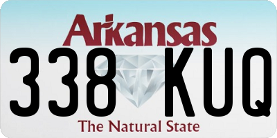 AR license plate 338KUQ