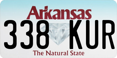 AR license plate 338KUR