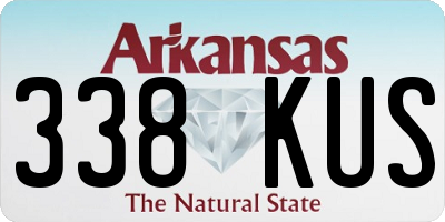AR license plate 338KUS