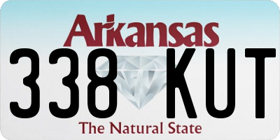 AR license plate 338KUT