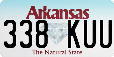 AR license plate 338KUU