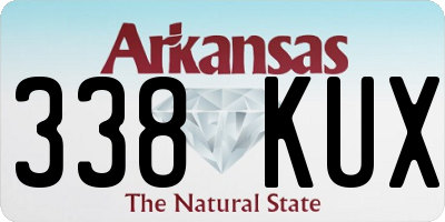 AR license plate 338KUX