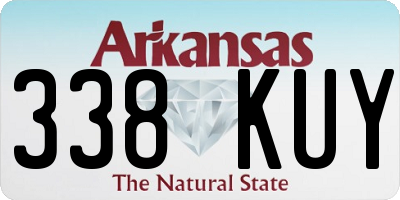 AR license plate 338KUY