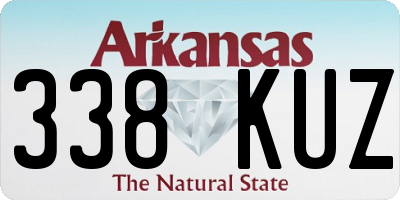 AR license plate 338KUZ