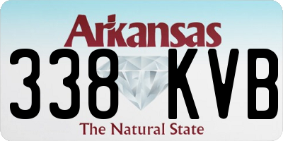 AR license plate 338KVB