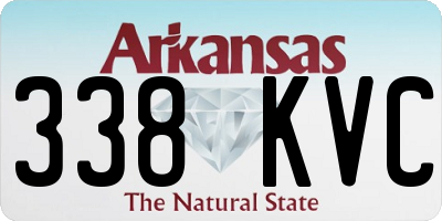 AR license plate 338KVC