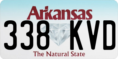AR license plate 338KVD