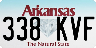AR license plate 338KVF