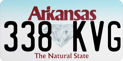 AR license plate 338KVG