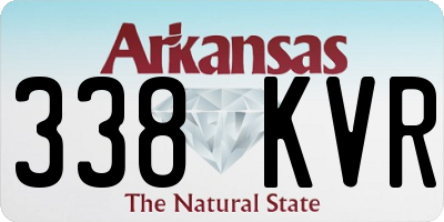 AR license plate 338KVR