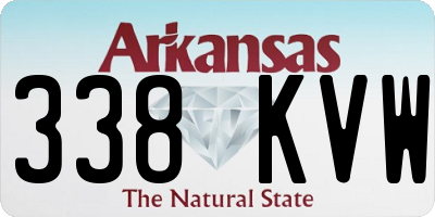 AR license plate 338KVW