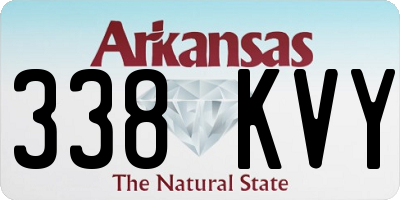 AR license plate 338KVY