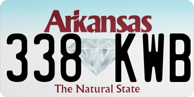 AR license plate 338KWB