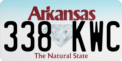 AR license plate 338KWC
