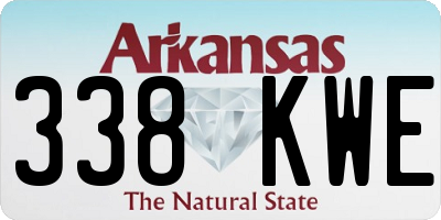 AR license plate 338KWE