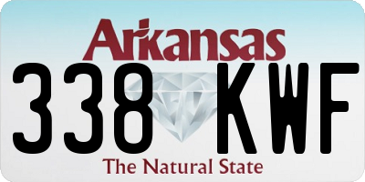 AR license plate 338KWF