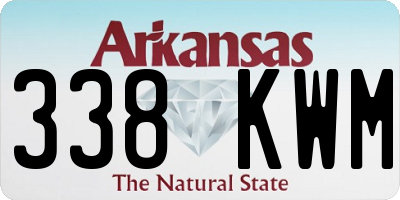 AR license plate 338KWM