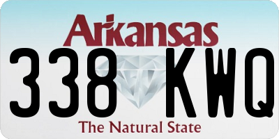 AR license plate 338KWQ