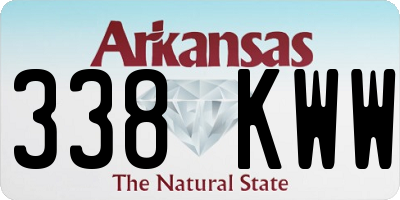 AR license plate 338KWW