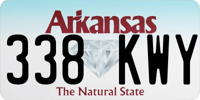 AR license plate 338KWY