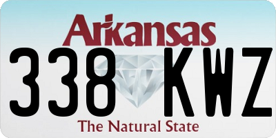 AR license plate 338KWZ