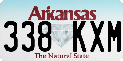 AR license plate 338KXM