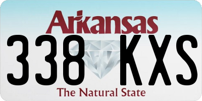 AR license plate 338KXS