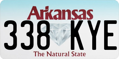 AR license plate 338KYE
