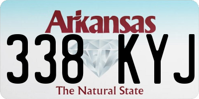 AR license plate 338KYJ